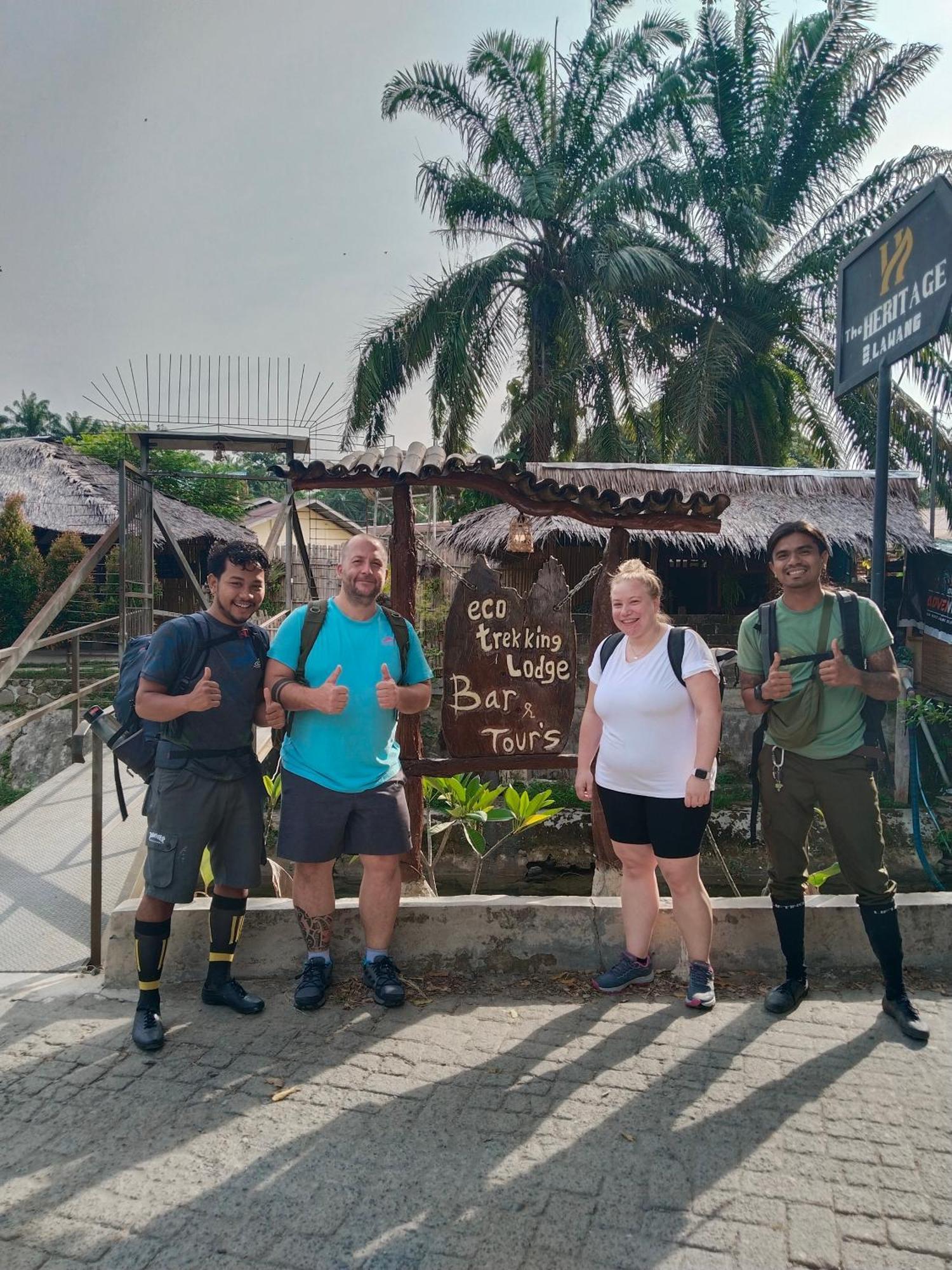 Eco Trekking Lodge, Bar & Jungle Tour'S Bukit Lawang Extérieur photo